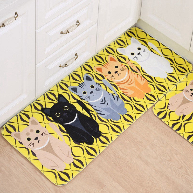 Welcome Cat Floor Mats - Hello Moa