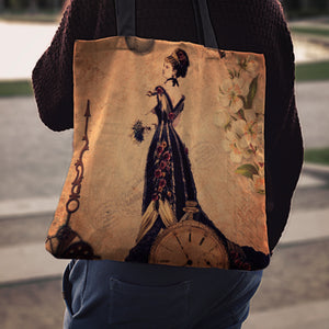 Steampunk Lady Cloth Tote Bag - Hello Moa