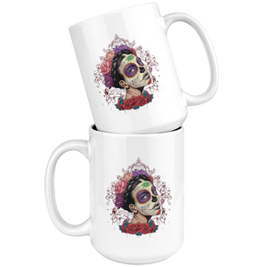 Sugar Skull Calavera Coffee Mug - Hello Moa