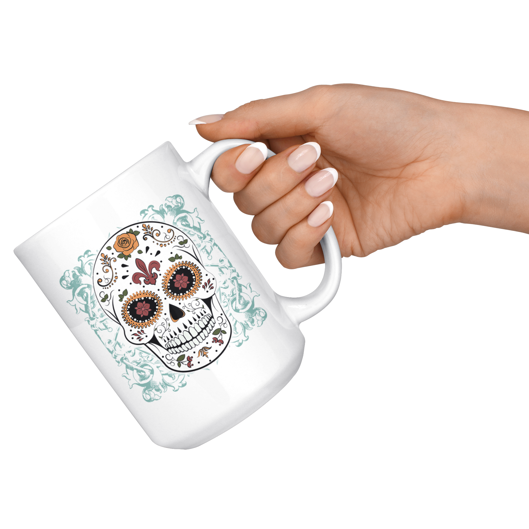 Sugar Skull Coffee Mug - Hello Moa