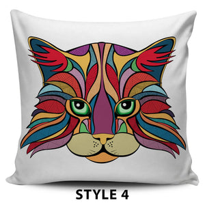 Ink Art Cat Pillow Covers - Hello Moa
