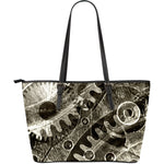 Steampunk Series I Large Tote Bags - Hello Moa