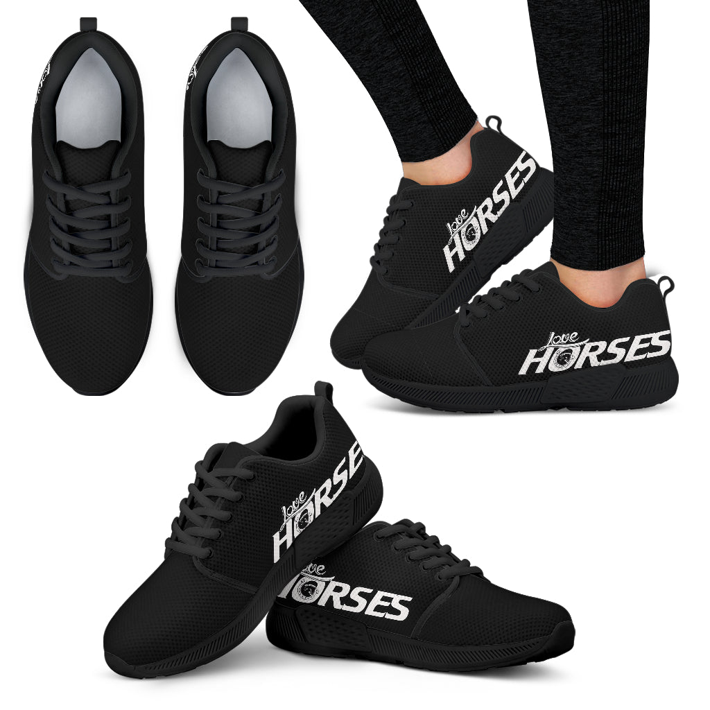 Express Love Horses Shoes Black (Women's) - Hello Moa