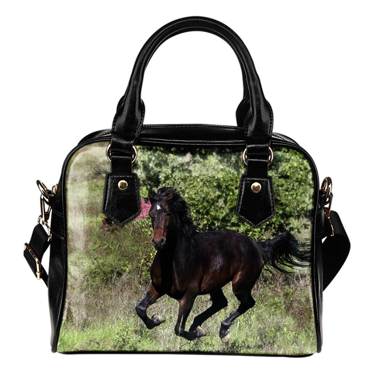 Horse On Grass Handbag - Hello Moa