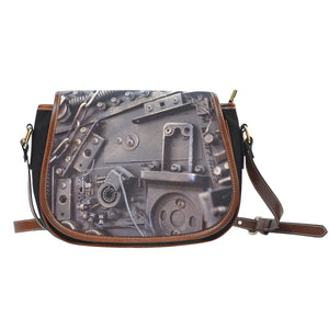 Steampunk Circuit 3 Saddle Bag - Hello Moa