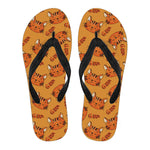 Ginger Cat Flip Flops - Hello Moa