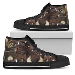 Steampunk Buckled Canvas Shoes - Hello Moa