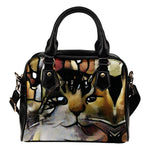 Art VII Cat Shoulder Handbag - Hello Moa