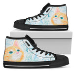 Watercolor Cat II Canvas Shoes (Women's) - Hello Moa