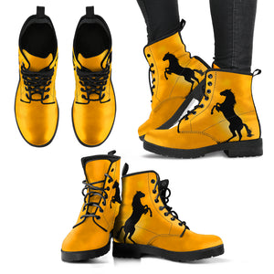 Orange Horse Boots (Women's) - Hello Moa