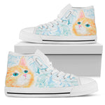 Watercolor Cat II Canvas Shoes (Women's) - Hello Moa