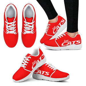 Love Cats Shoes (Red) - Hello Moa
