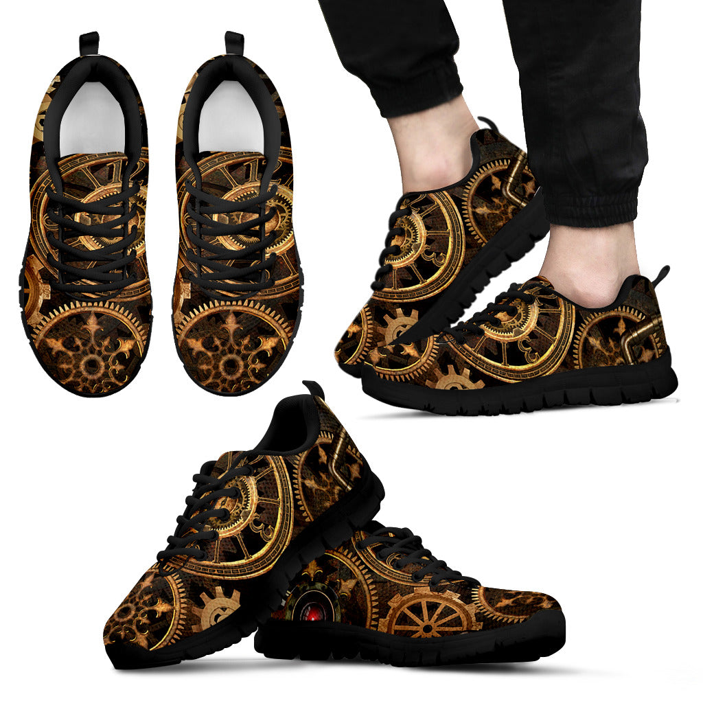 Steampunk Gear Shoes (Men's) - Hello Moa