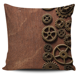 Steampunk Gears II Pillow Cover - Hello Moa