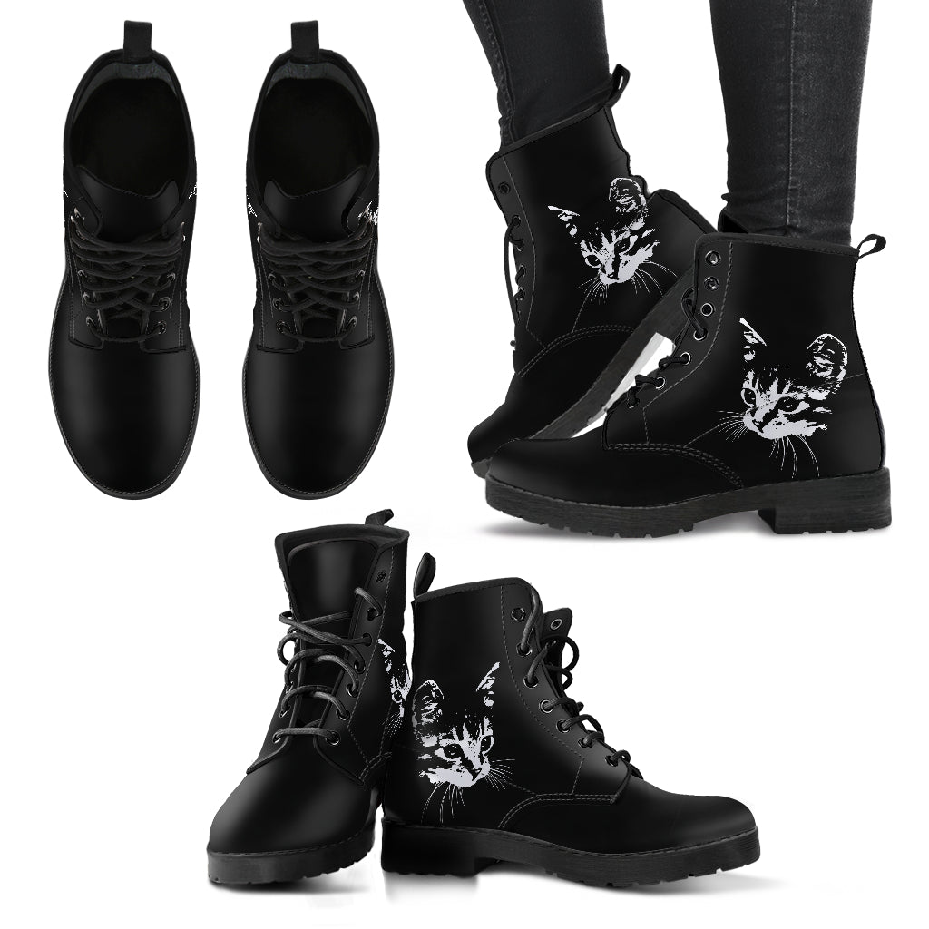 Black Cat Boots (Women's) - Hello Moa