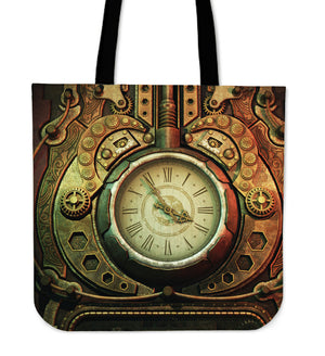 Piston Clock Cloth Tote Bag - Hello Moa