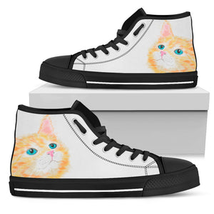 Watercolor Cat III Shoes (Women's) - Hello Moa