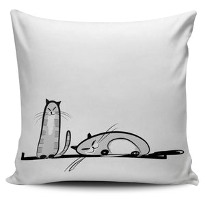 Funny Cat XV Pillow Cover - Hello Moa