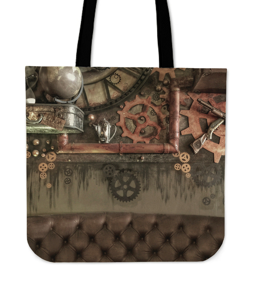 Steampunk Belinda Cloth Tote Bag - Hello Moa