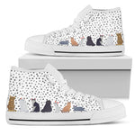 Sitting Cats Canvas Shoes - Hello Moa
