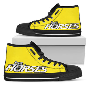 Express Love Horses Shoes Yellow (Women's) - Hello Moa