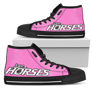 Love Horses Shoes Pink (Women's) - Hello Moa
