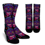 Sugar Skull Superstar Socks for Lovers of Skulls - Hello Moa