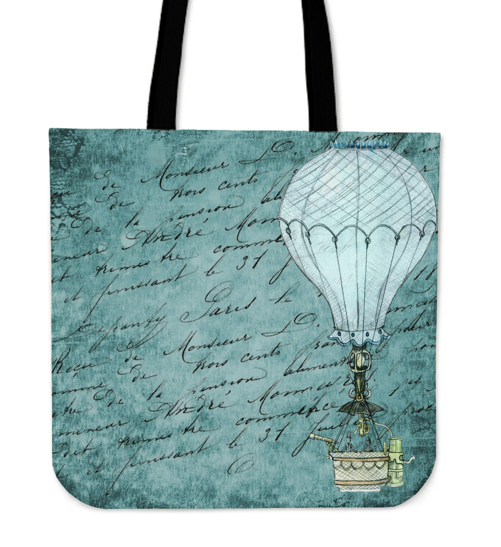 Steampunk Balloon Cloth Tote Bag - Hello Moa