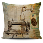 Steampunk Sewing Pillow Cover - Hello Moa