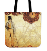 Steampunk Gentleman Cloth Tote Bag - Hello Moa