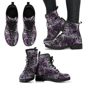 Steampunk Purple Boots (Women's) - Hello Moa