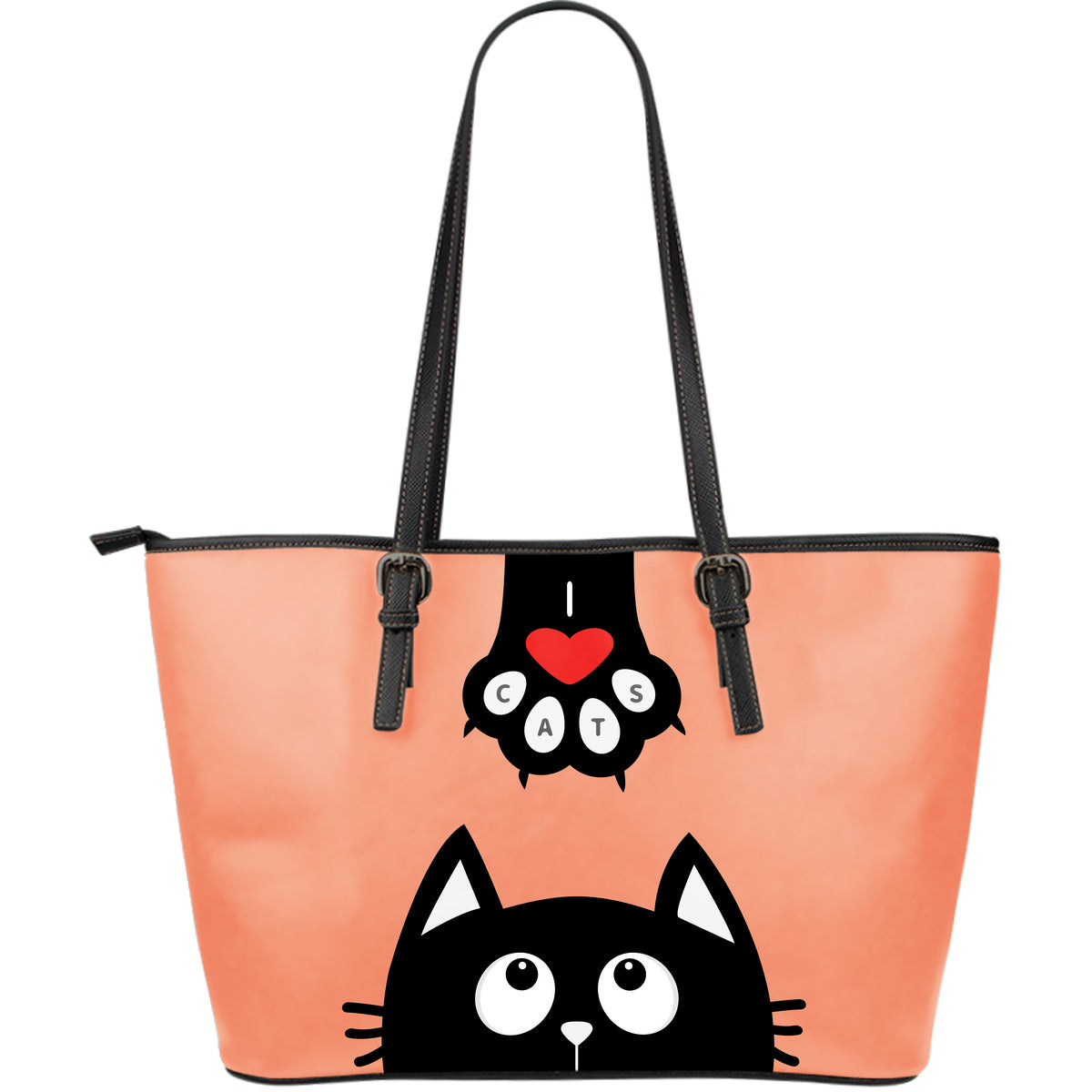 Hanging Cat Large Tote Bag - Hello Moa