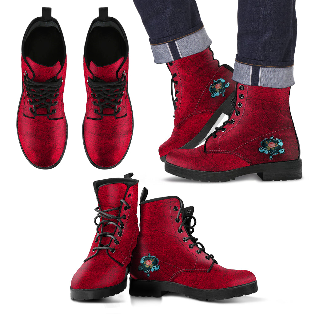 Steampunk Rose V Boots (Men's) - Hello Moa