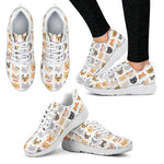 Express Cat Faces Sneakers (Women's) - Hello Moa
