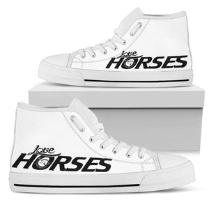Express Love Horses Shoes White (Women's) - Hello Moa