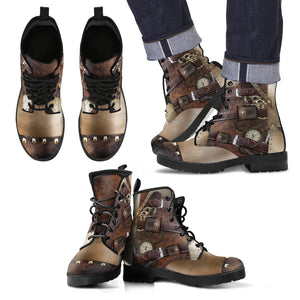 Express Steampunk Buckled Boots (Men's) - Hello Moa