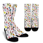 Cartoon Cat II Socks - Hello Moa