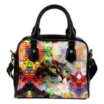 Rainbow Cat Shoulder Handbag - Hello Moa