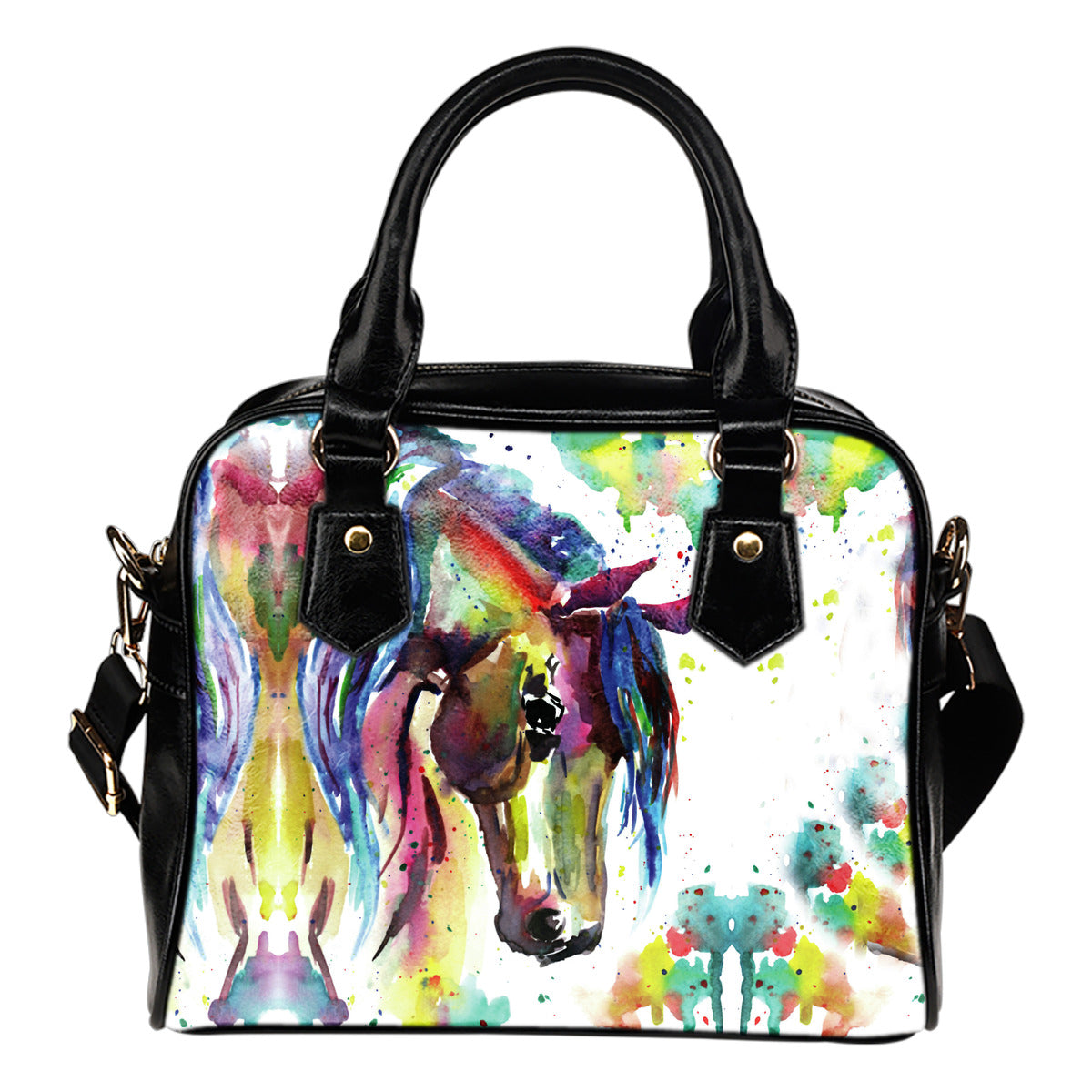 Watercolor Horse Handbag - Hello Moa