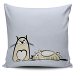 Funny Cat X Pillow Cover - Hello Moa