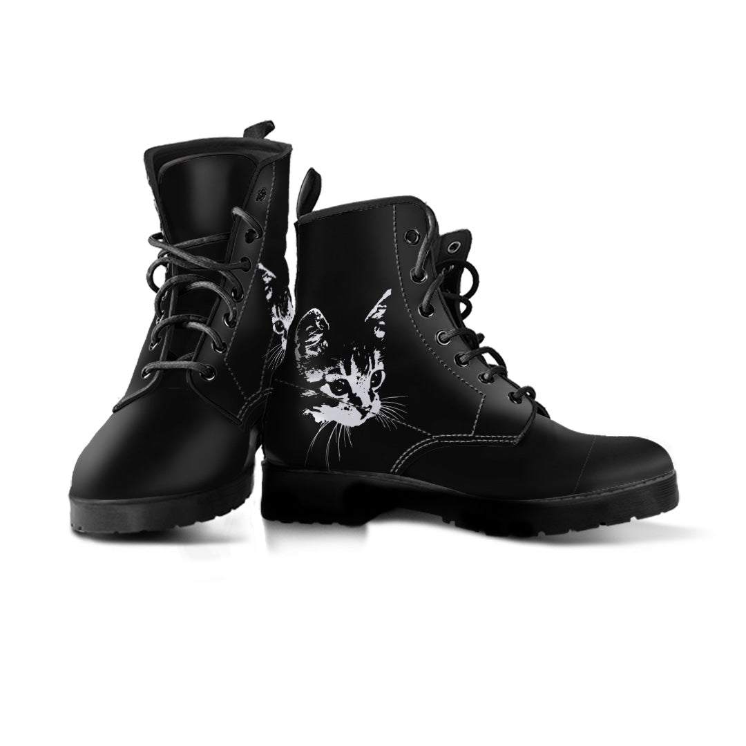 Express Black Cat Boots (Women's) - Hello Moa