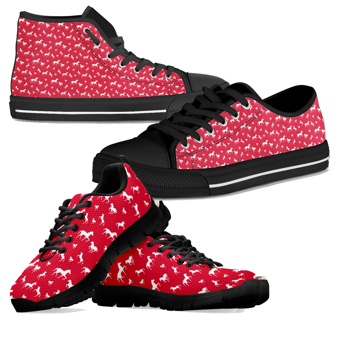 Red Horse Shoes (Women's) - Hello Moa