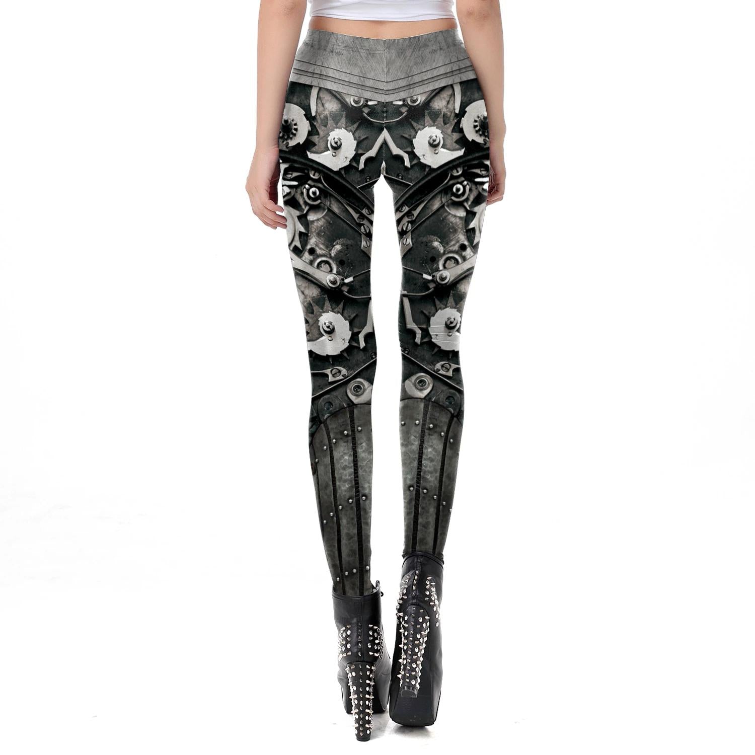 Steampunk Steel Machine Leggings