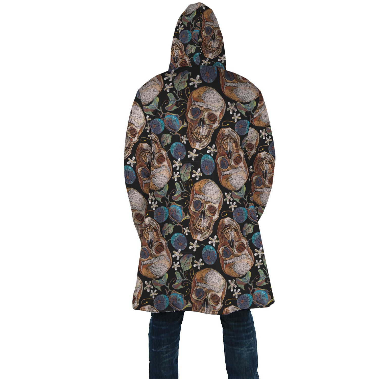 Skull Sherpa Cloak - Hello Moa