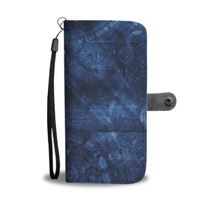 Steampunk Blue Dial Wallet