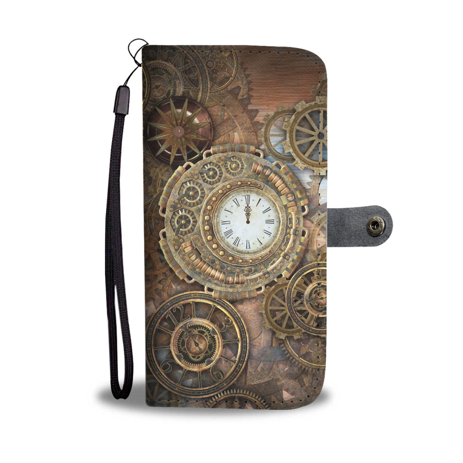 Steampunk Clocks & Cogs Wallet