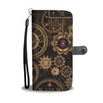 Steampunk Clocks & Gear Wallet