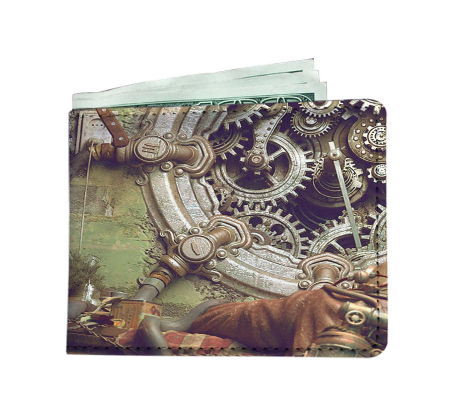 Steampunk Gear Men's Wallet - Hello Moa