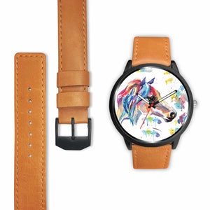 Watercolor Horse Watch - Hello Moa