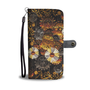 Flower Gear Phone Wallet